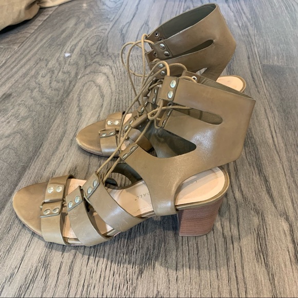 Loeffler Randall Hana Gladiator Sandals Olive 8M - Picture 6 of 10